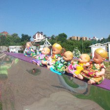Как мы с кукляшками летом посещали цветочный фестиваль