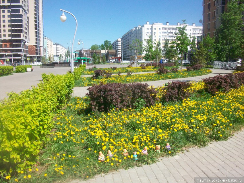 В последние дни весны мы с куклятами сходили в казанский сквер Стамбул (фото 7)