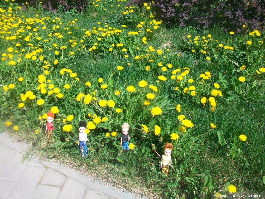 В последние дни весны мы с куклятами сходили в казанский сквер Стамбул