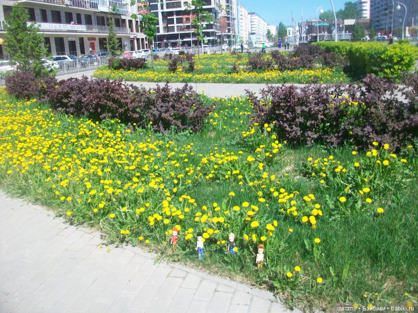 В последние дни весны мы с куклятами сходили в казанский сквер Стамбул