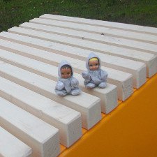 Петя и Паша на новом бульваре