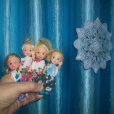 Кукляшки на детском новогоднем празднике