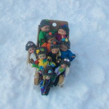 Вспоминаем февраль. На дачу едут только девочки