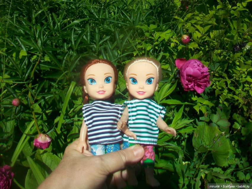 Мы первый раз вывезли своих новых куклят Лизу и Алису на дачу (фото 4)