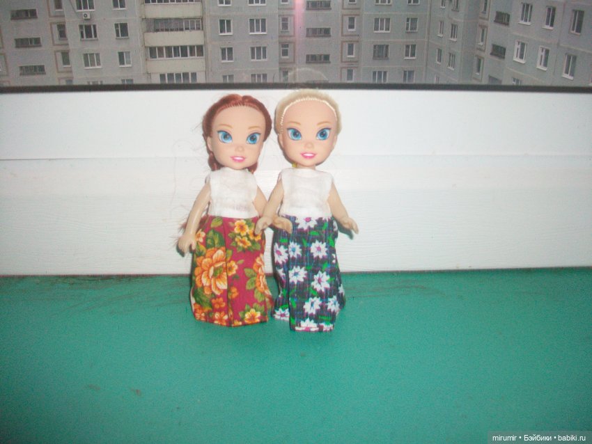 Поездка на дачу и новые одежки