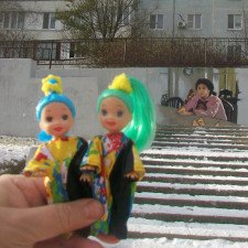 Новый казанский культурный объект "Девочка с эчпочмаками" и моя новая (38!) кукляшка