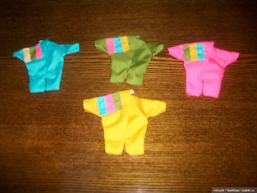 Как я шила пупсикам комбинезоны