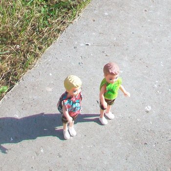 Наше озеро осенью