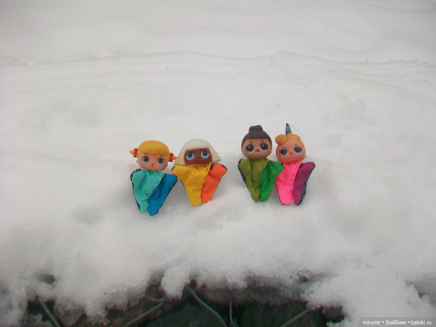 Наше озеро зимой — Игровые куклы разных производителей (Разное): редкие бренды