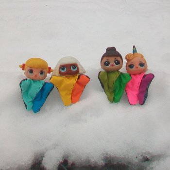 Наше озеро зимой