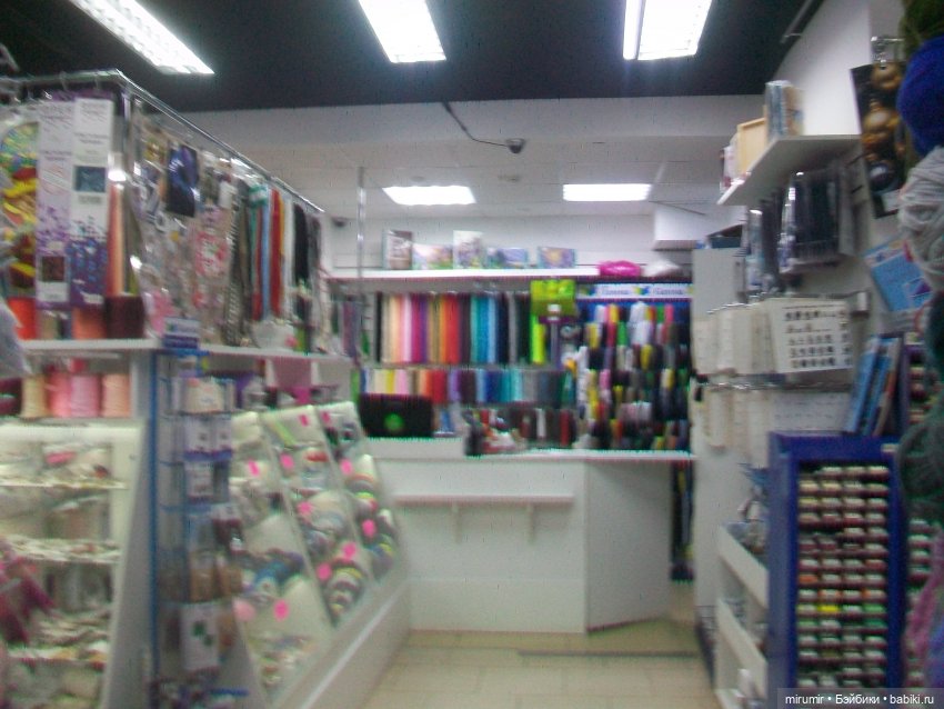 Как мы ходили в магазины с товарами для рукоделия