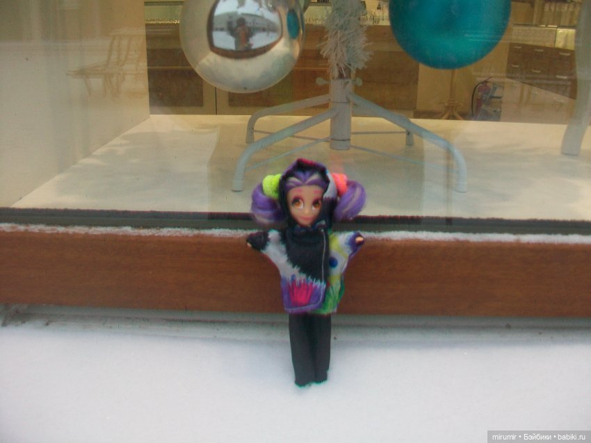 Предновогодняя поездка в центр города