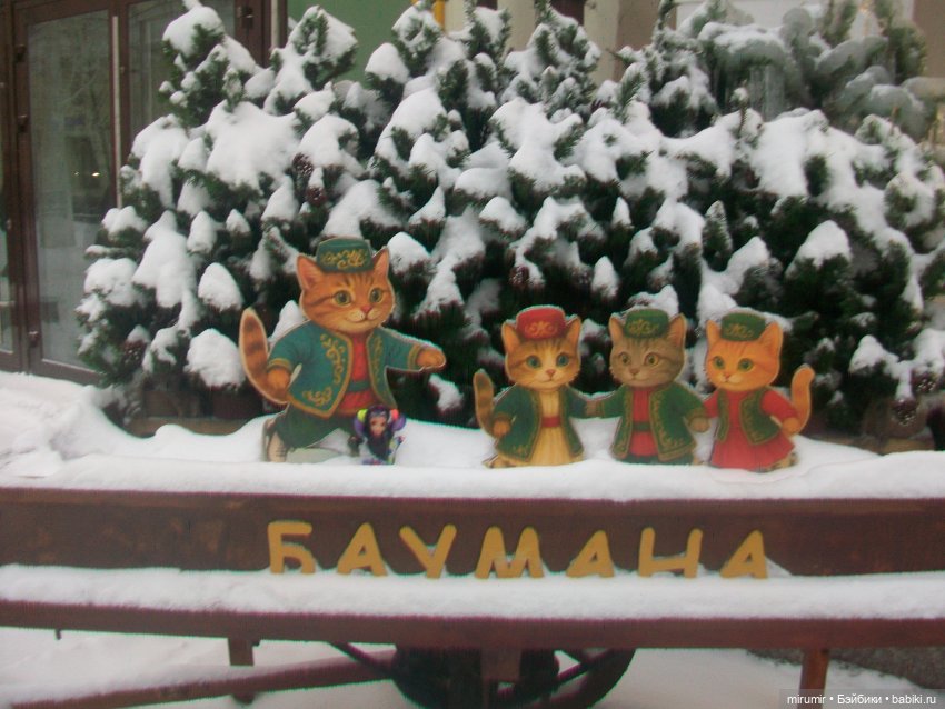 Предновогодняя поездка в центр города