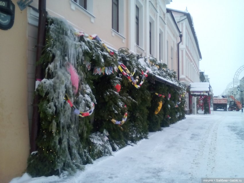 Предновогодняя поездка в центр города