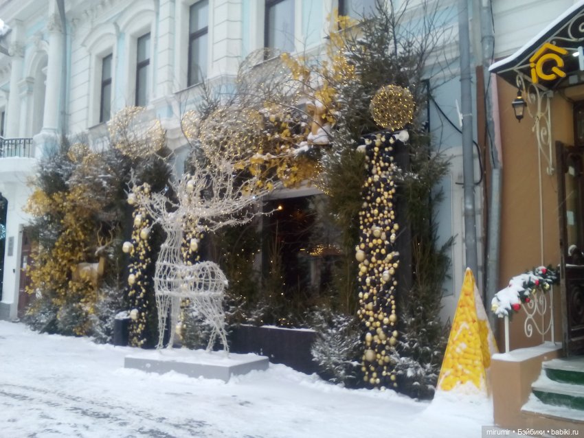 Предновогодняя поездка в центр города