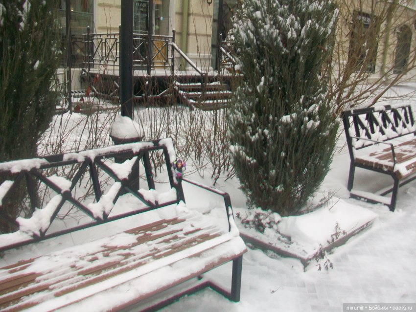 Предновогодняя поездка в центр города