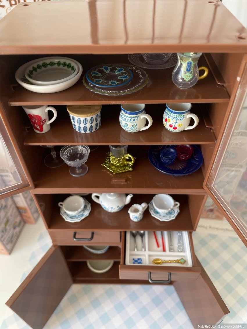 Мой Re-ment. Набор посуды