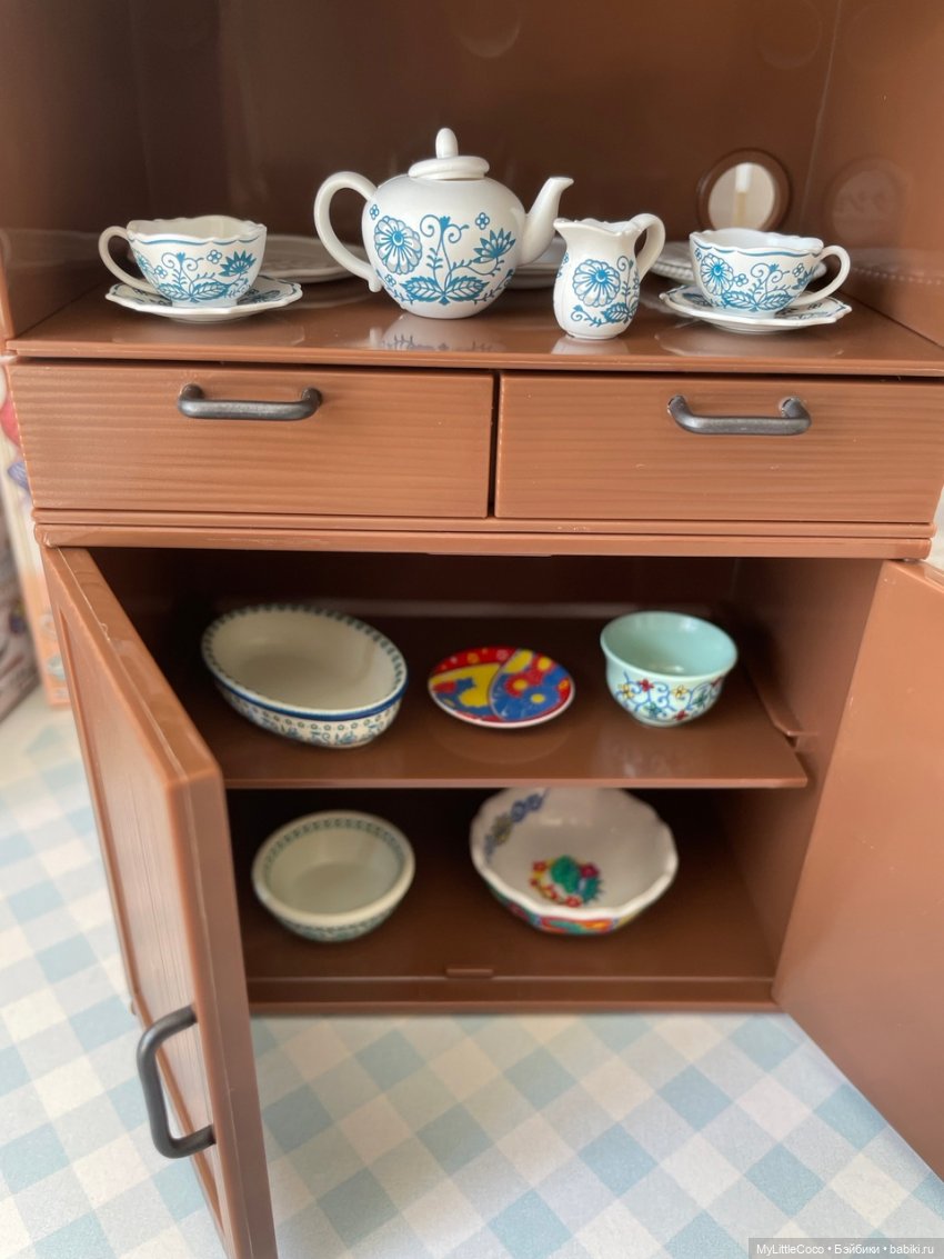 Мой Re-ment. Набор посуды