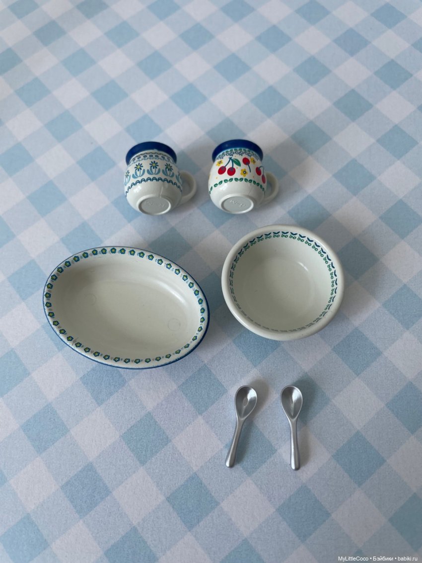 Мой Re-ment. Набор посуды