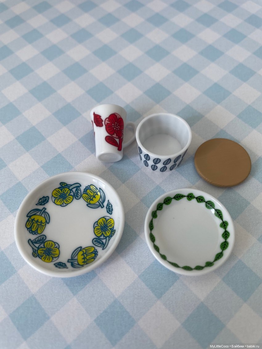 Мой Re-ment. Набор посуды (фото 4)