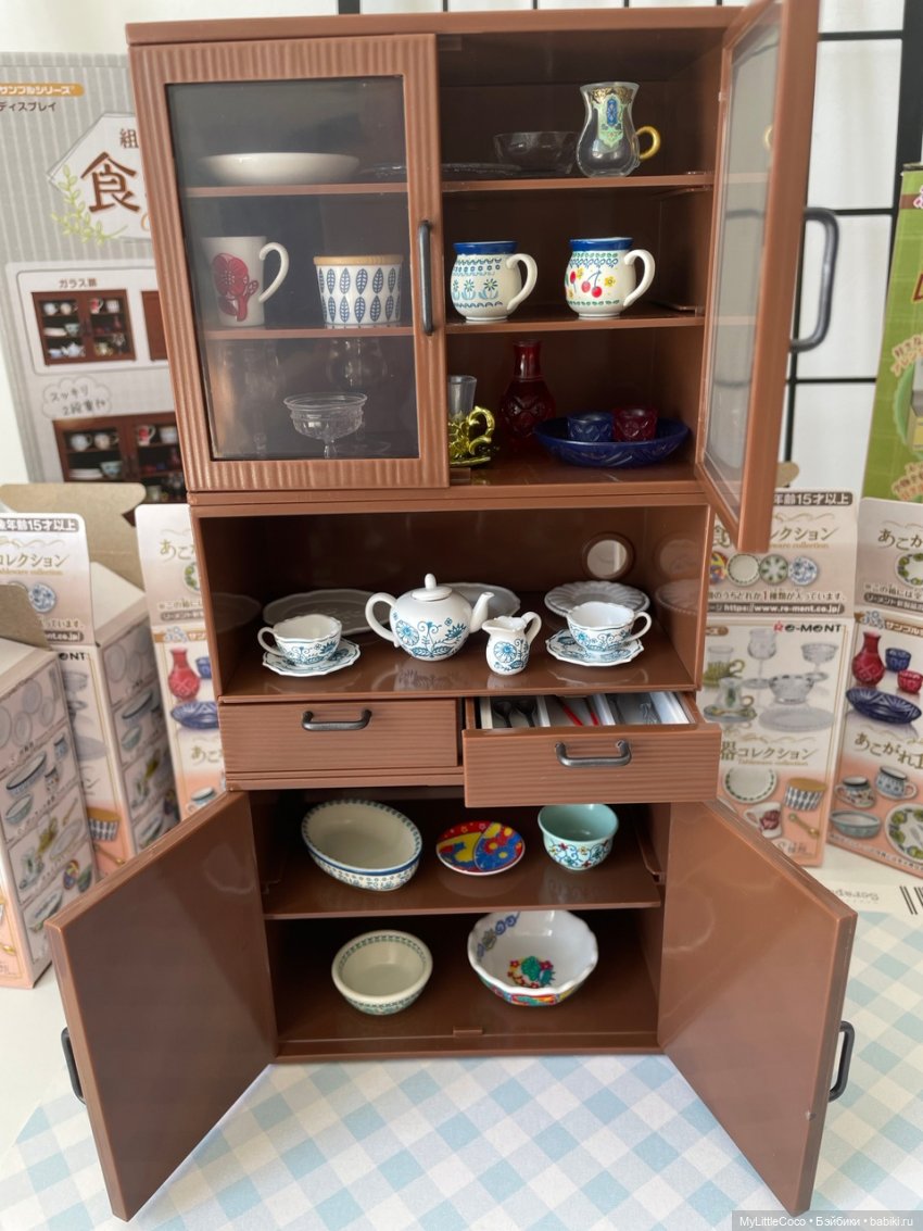 Мой Re-ment. Набор посуды