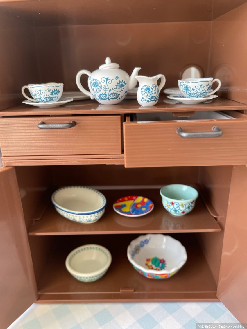 Мой Re-ment. Набор посуды