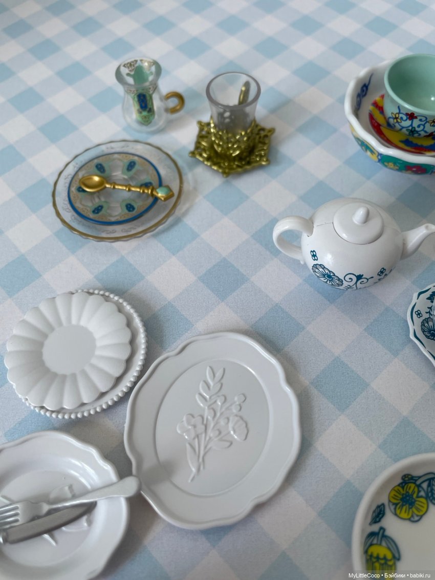 Мой Re-ment. Набор посуды