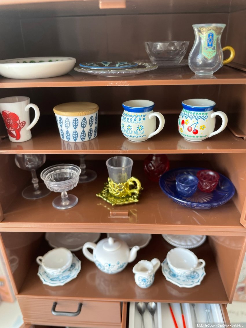 Мой Re-ment. Набор посуды