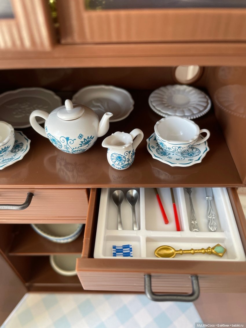 Мой Re-ment. Набор посуды