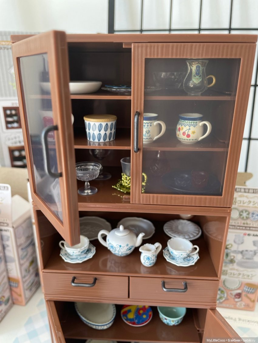 Мой Re-ment. Набор посуды