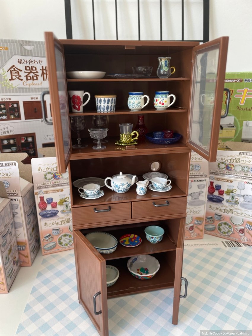 Мой Re-ment. Набор посуды