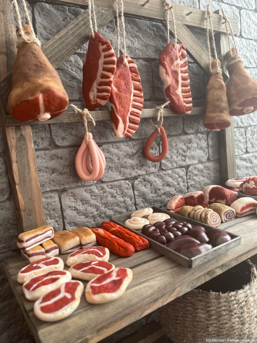 Городской Рынок. Часть 3. Прилавок с мясом