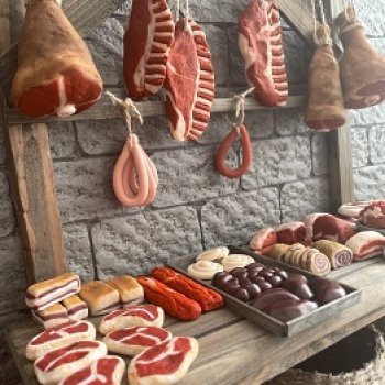 Городской Рынок. Часть 3. Прилавок с мясом.