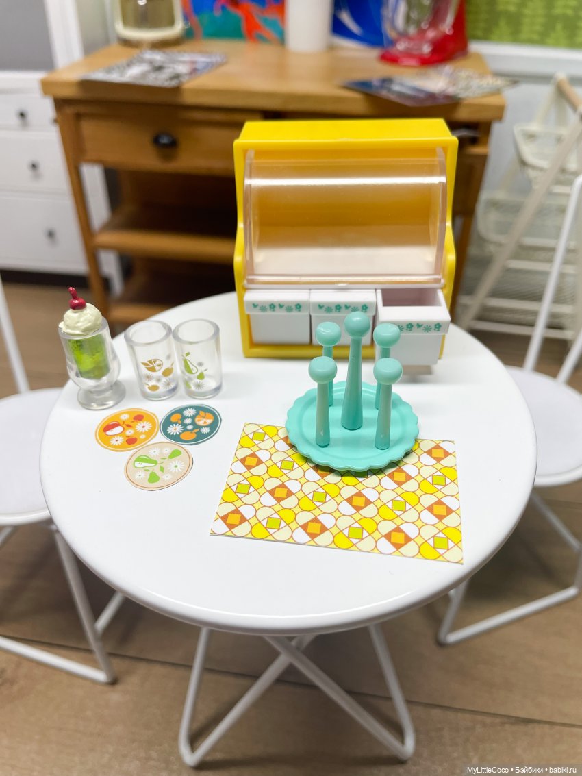 Мой Re-ment . Набор " Nostalgic snack time"