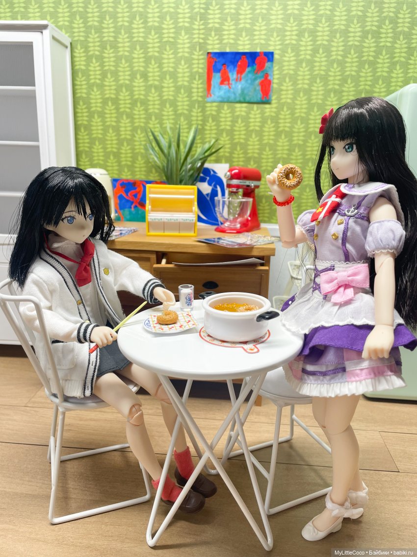 Мой Re-ment . Набор " Nostalgic snack time"