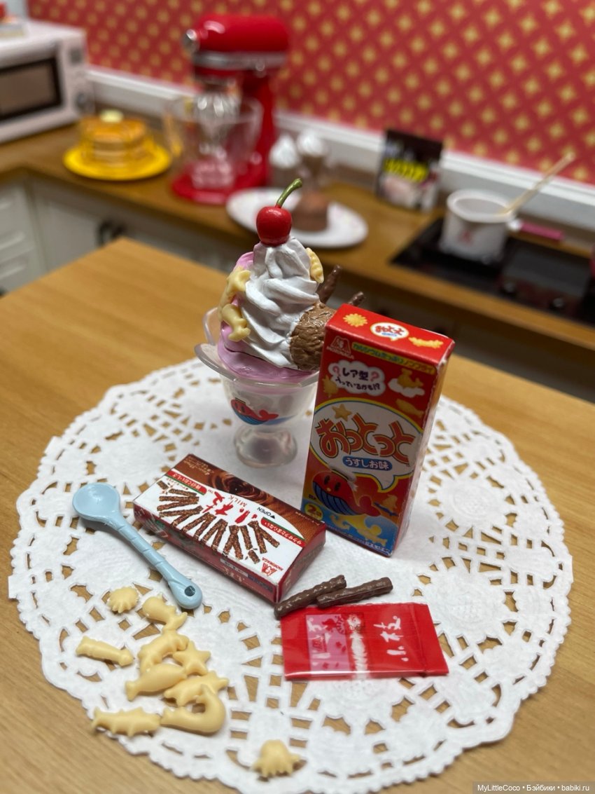 Мой Re-ment. Набор "Morinaga Sweets Recipe"