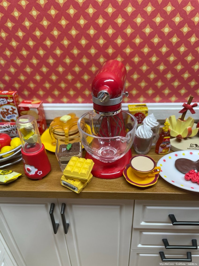 Мой Re-ment. Набор "Morinaga Sweets Recipe" (фото 3)