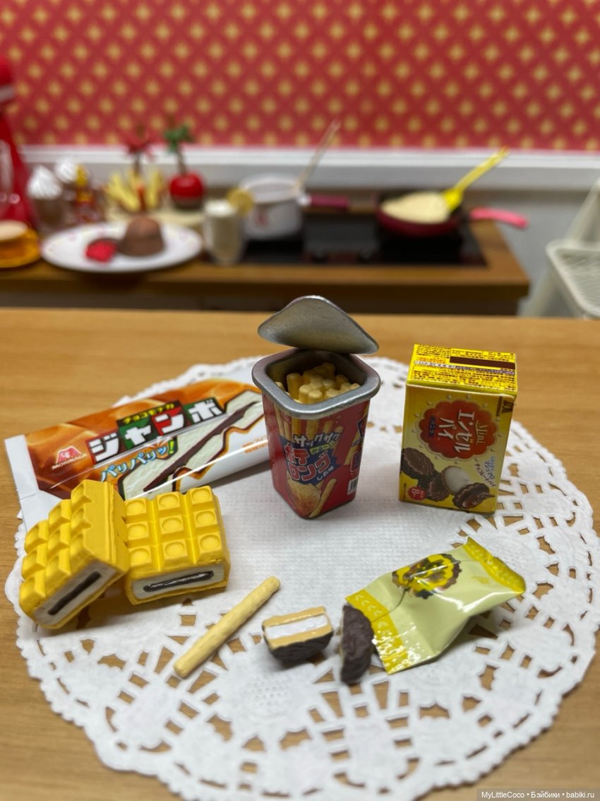 Мой Re-ment. Набор "Morinaga Sweets Recipe"