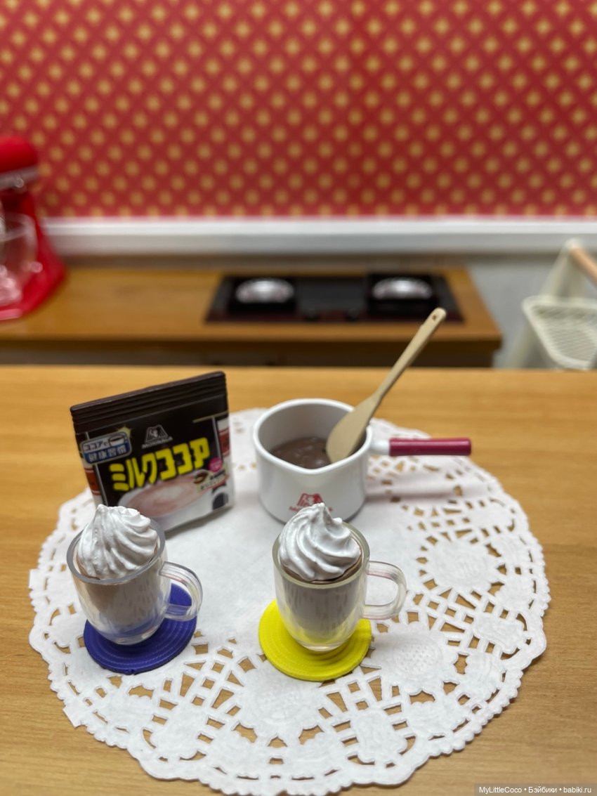 Мой Re-ment. Набор "Morinaga Sweets Recipe" (фото 5)