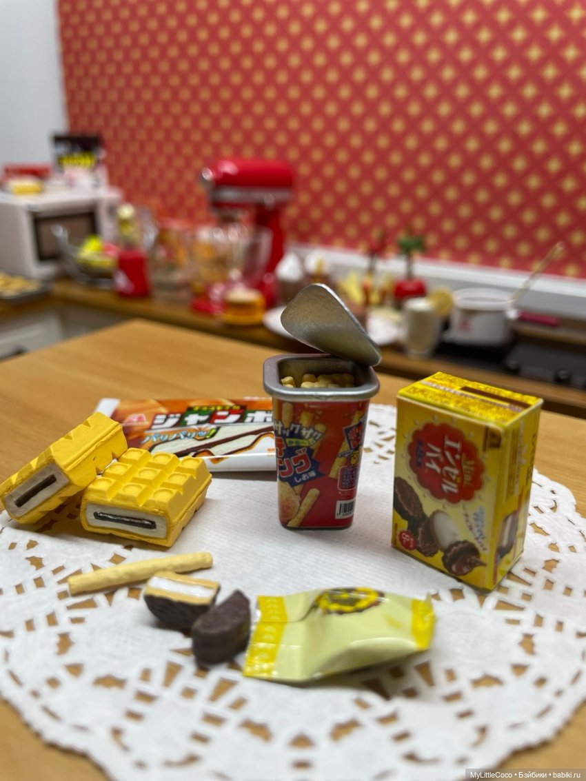 Мой Re-ment. Набор "Morinaga Sweets Recipe"