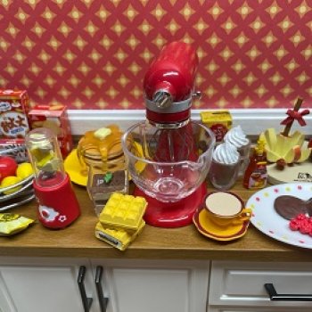 Мой Re-ment. Набор "Morinaga Sweets Recipe"