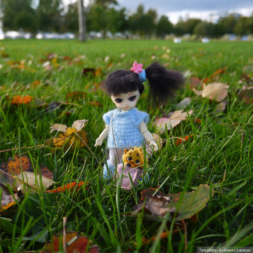 А из моего окна осень яркая видна