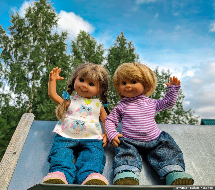 Отголоски лета🍓🌊☀️ — Куклы Rosemarie Anna Muller (Мюллер): Вихтели (Wichtel)