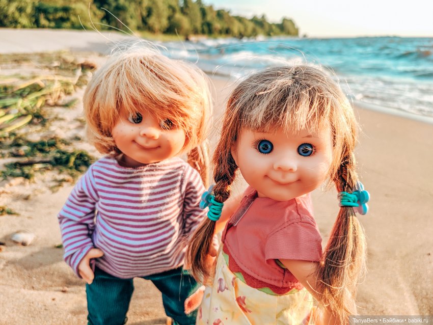 Отголоски лета🍓🌊☀️ — Куклы Rosemarie Anna Muller (Мюллер): Вихтели (Wichtel)