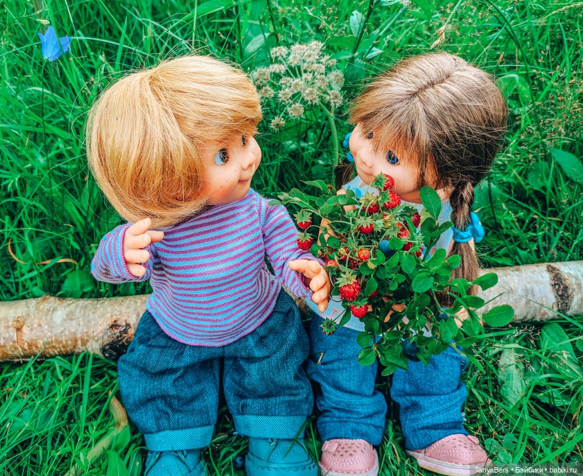 Отголоски лета🍓🌊☀️ — Куклы Rosemarie Anna Muller (Мюллер): Вихтели (Wichtel)