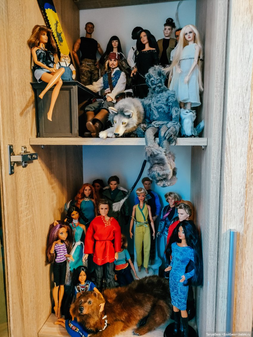 Мои "куклополочки"❤️ — Домашние коллекции кукол: фото собраний