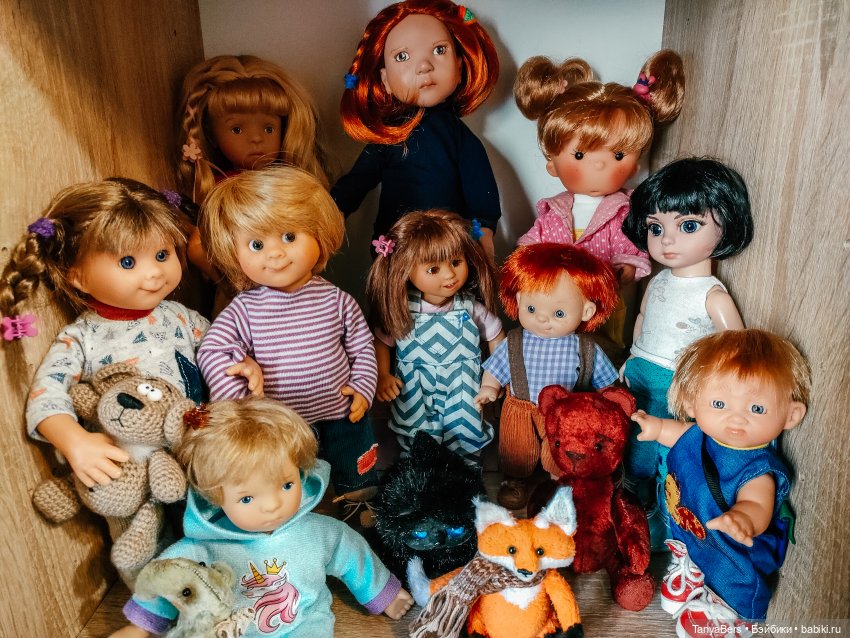 Мои "куклополочки"❤️ — Домашние коллекции кукол: фото собраний