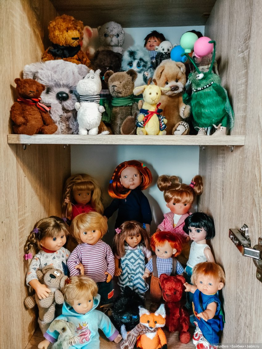 Мои "куклополочки"❤️ — Домашние коллекции кукол: фото собраний