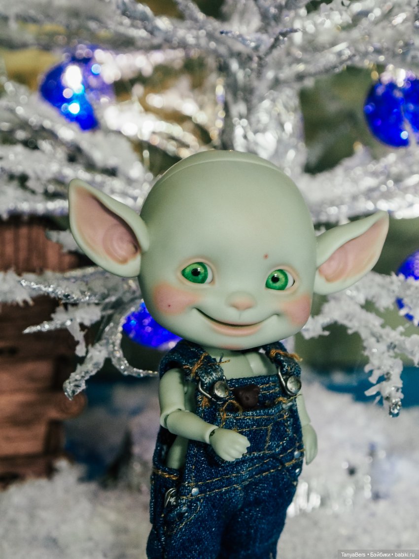 Ушастое 💚👻 новогоднее настроение ☃️❄️🎄 (фото 5)