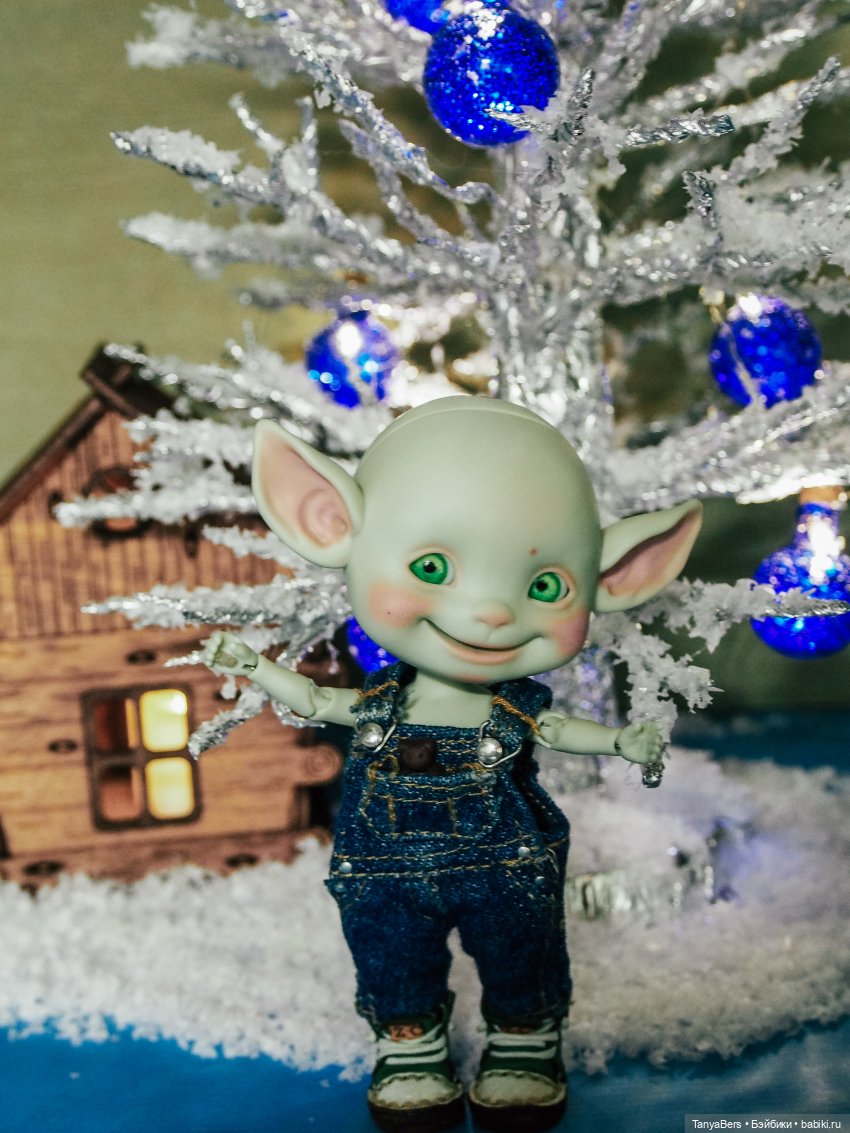 Ушастое 💚👻 новогоднее настроение ☃️❄️🎄 (фото 4)